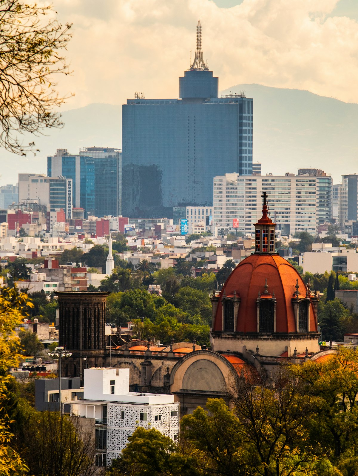 Modern residential building in Mexico